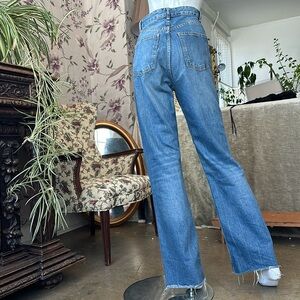 Zara as new Jeans flare leg High waist Cool look